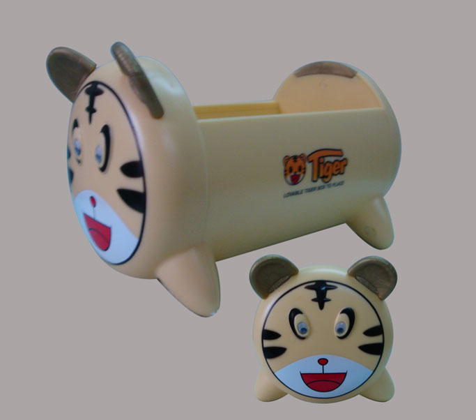 供应老虎收纳盒 卡通收纳盒 虎年新品
